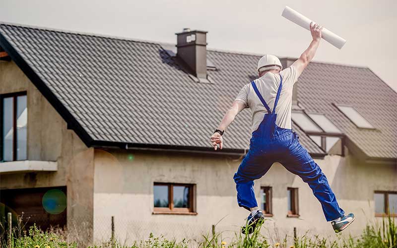 Rodinný dům po stavebních pracích Craftera